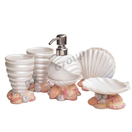 polyresin bathroom set